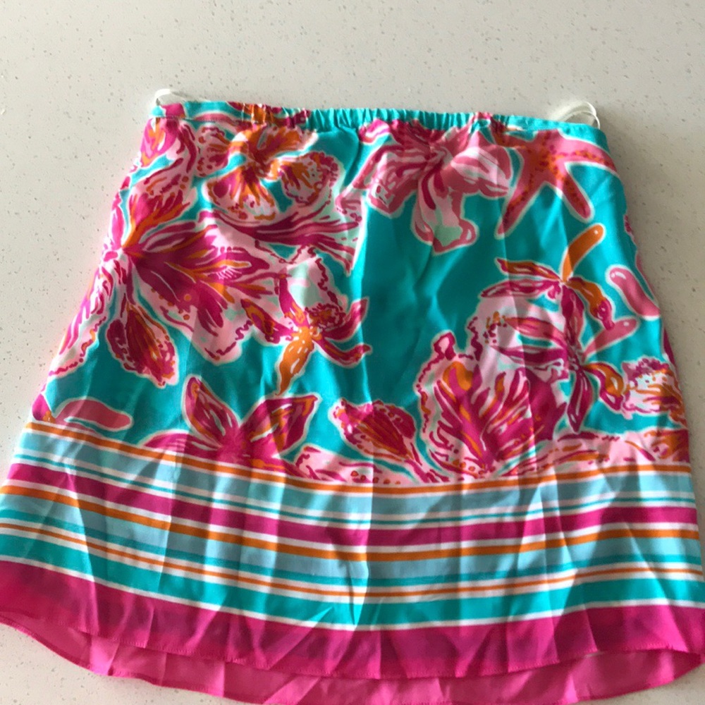 Lilly Pulitzer Silk Tube Top